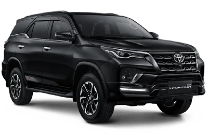 Sewa Toyota Fortuner kampung tengah